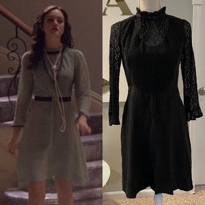 Marc by Marc Jacobs Mia Dress Black Gossip Girl Blair Waldorf